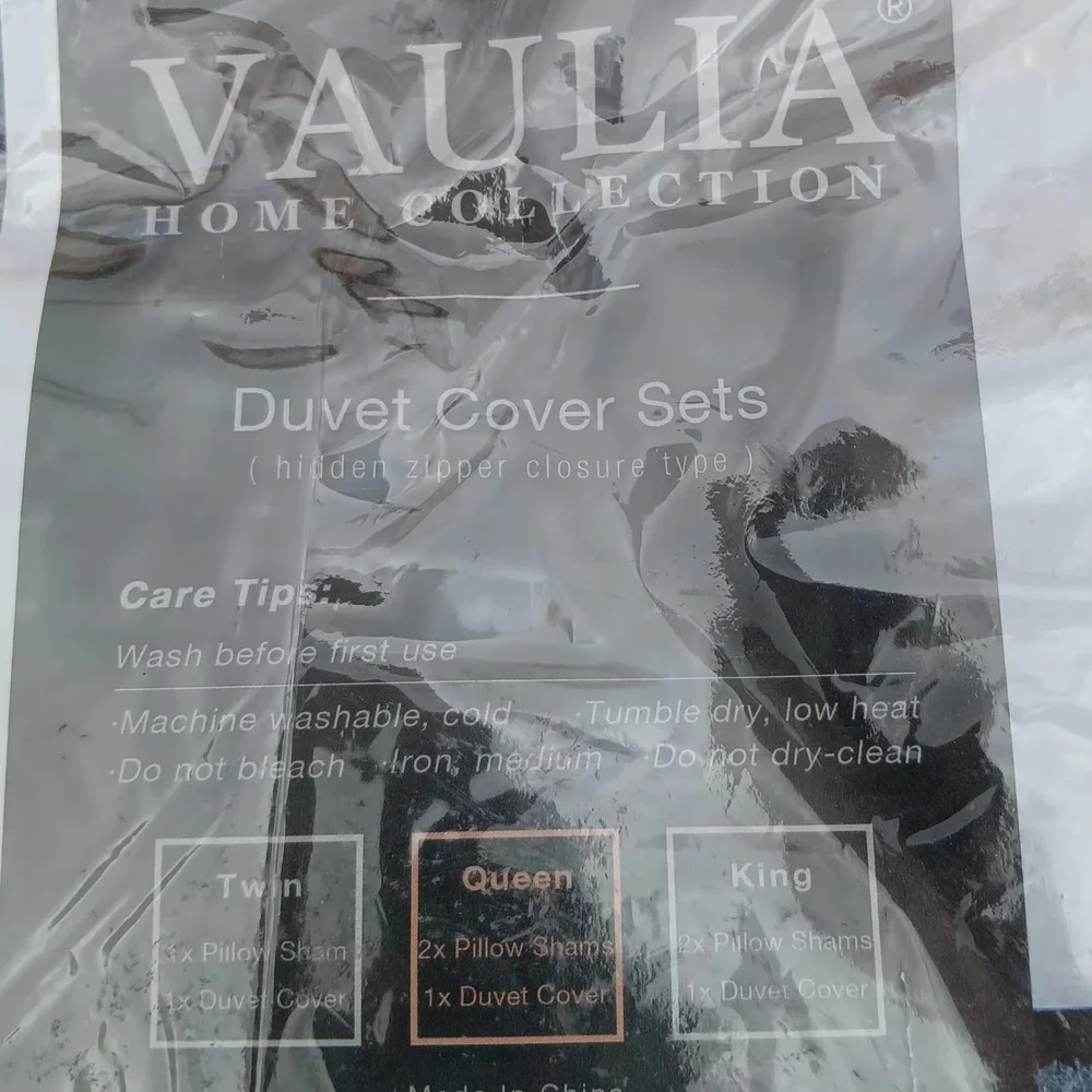 VAULIA Home Collection Duvet Cover Set